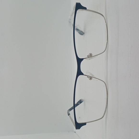 NWT MEN'S STUDIO 42 EYEGLASS FRAMES 8442 DARK BLUE - Picture 1 of 4